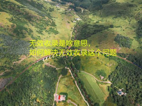 無效收錄是啥意思，如何解決無效收錄這個問題